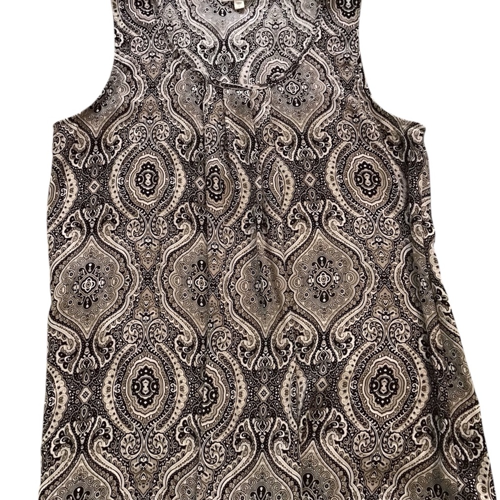 Pleione Sleeveless Top - Black and Gray
